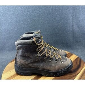 Vintage Garmont Mountaineering Hiking Vibram Boots Sz 9.5 Leather